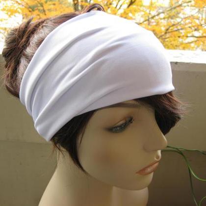 Turban Head Wrap, Wide Hair Band, W..