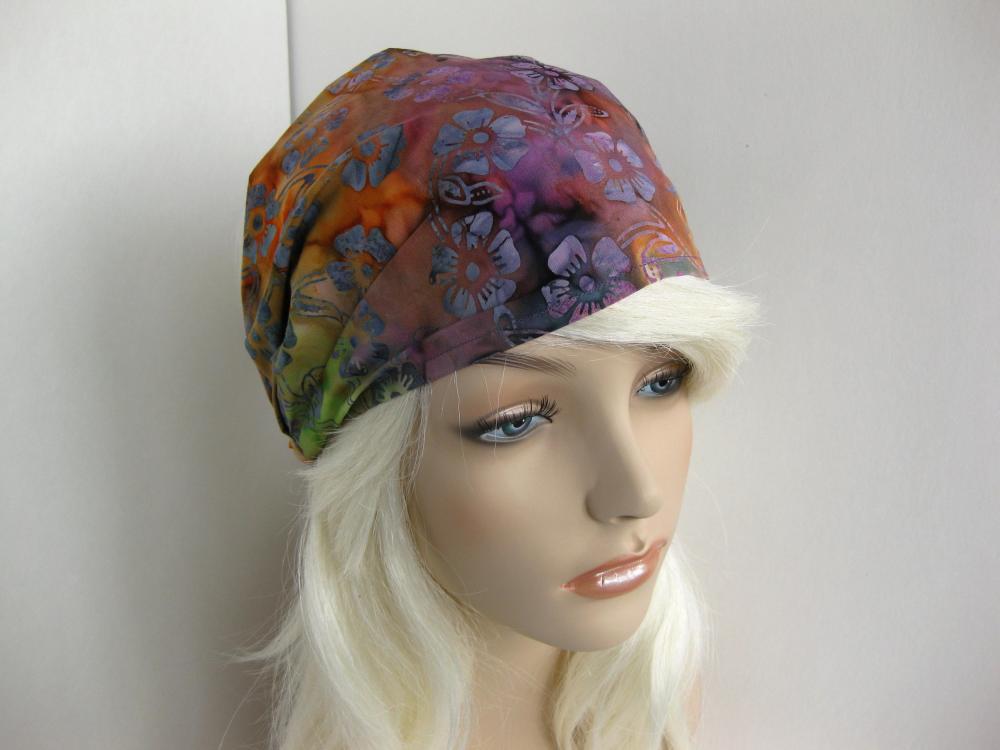 Rainbow Batik Fabric Headband Yoga Hippie Hair Head Wrap Women's Gypsy Bandana
